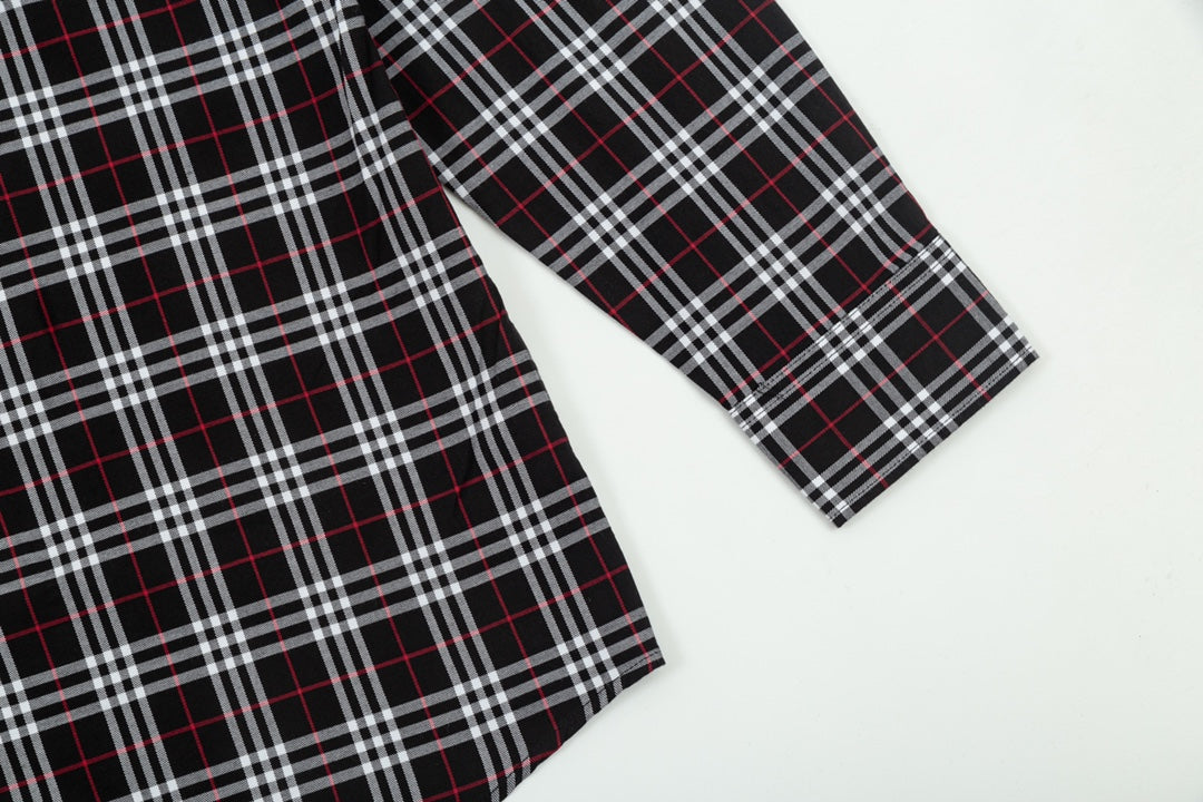 0808 New classic plaid long-sleeved shirt 0808 New classic plaid long-sleeved shirt