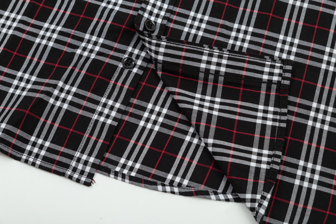0808 New classic plaid long-sleeved shirt 0808 New classic plaid long-sleeved shirt