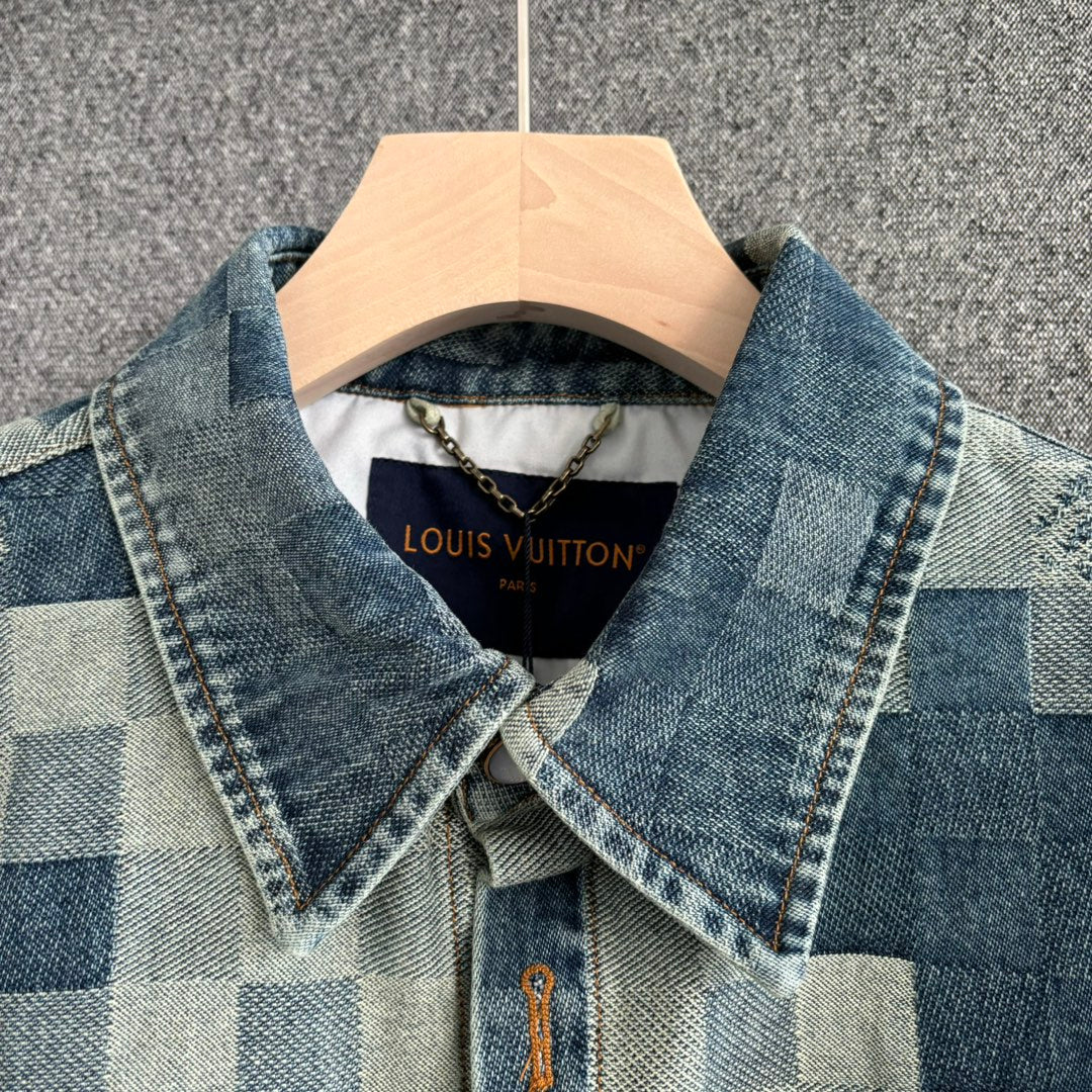 0808 New fall denim dress shirt 0808 New fall denim dress shirt