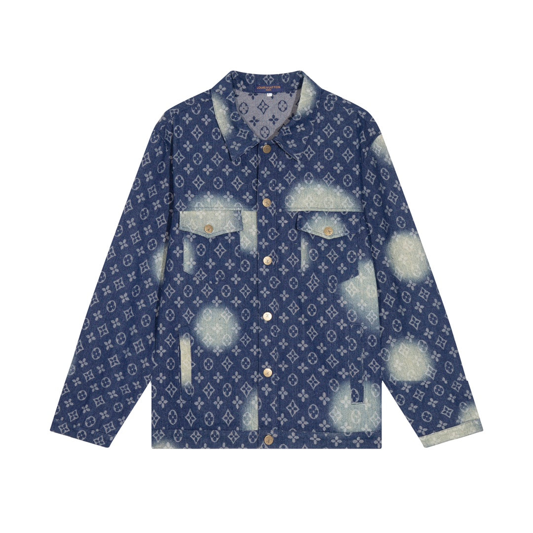 0808 New printed wash wash craft jacket 0808 New printed wash wash craft jacket