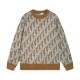 0909 Colorful logo jacquard wool crew-neck sweater 0909 Colorful logo jacquard wool crew-neck sweater