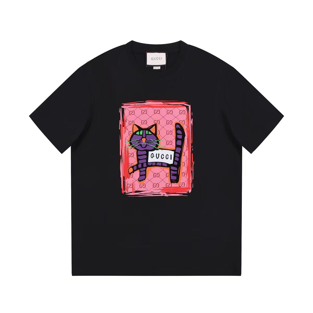 Cat Print T-Shirt Cat Print T-Shirt
