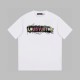 Black Trimmed Miscellaneous Printed T-Shirt Black Trimmed Miscellaneous Printed T-Shirt