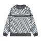 All Over Monogram Jacquard Crew Neck Sweater All Over Monogram Jacquard Crew Neck Sweater