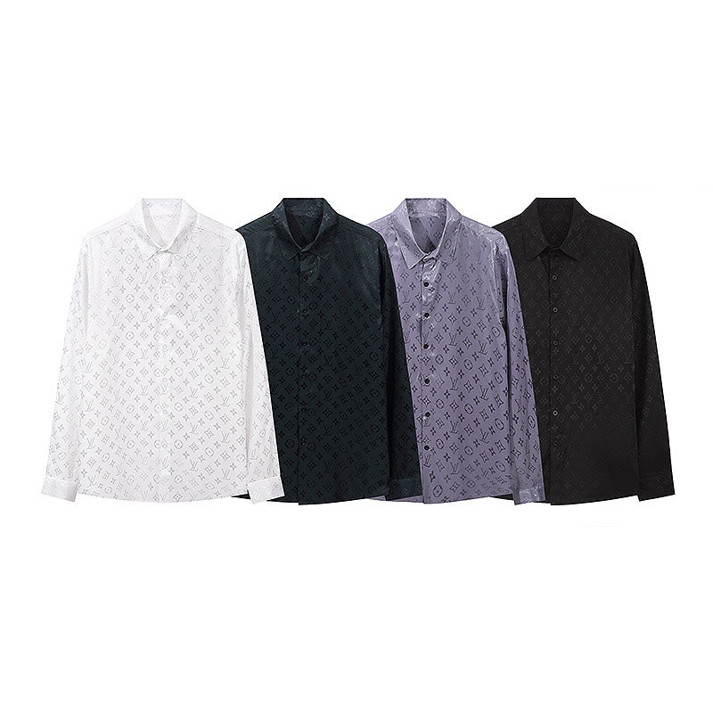 0808 New silk skin-friendly long-sleeved shirt 0808 New silk skin-friendly long-sleeved shirt