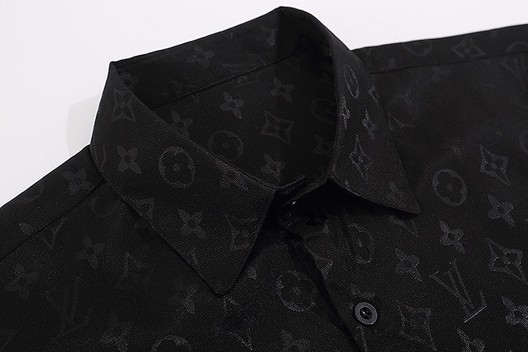 0808 New silk skin-friendly long-sleeved shirt 0808 New silk skin-friendly long-sleeved shirt