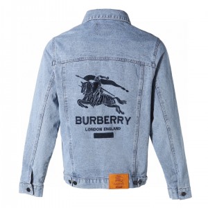 0717 Classic patterned denim jacket