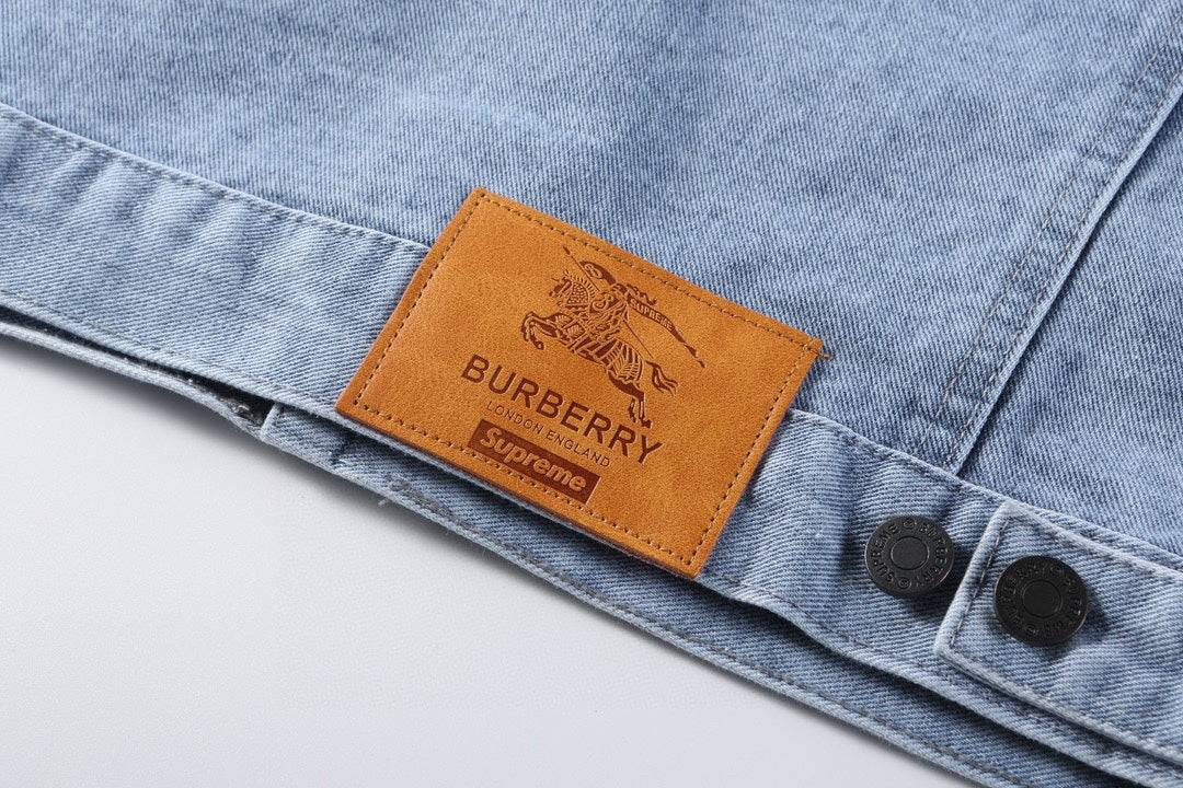 0717 Classic patterned denim jacket 0717 Classic patterned denim jacket