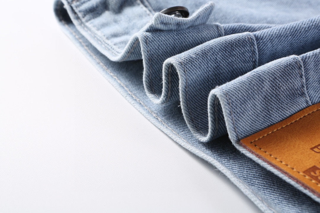 0717 Classic patterned denim jacket 0717 Classic patterned denim jacket