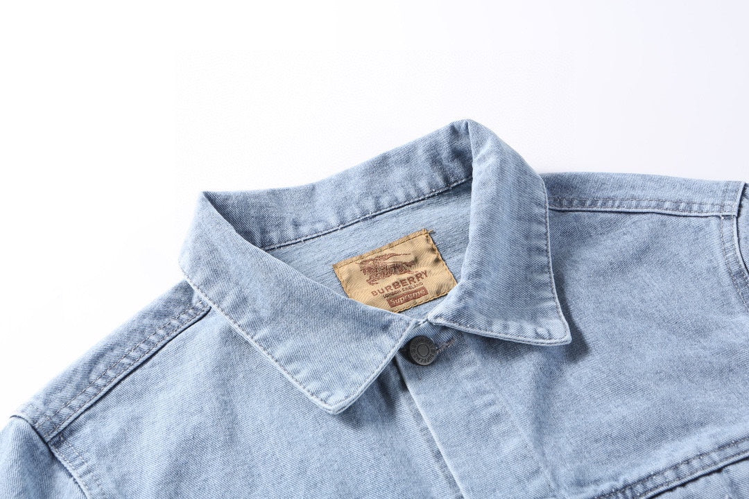 0717 Classic patterned denim jacket 0717 Classic patterned denim jacket