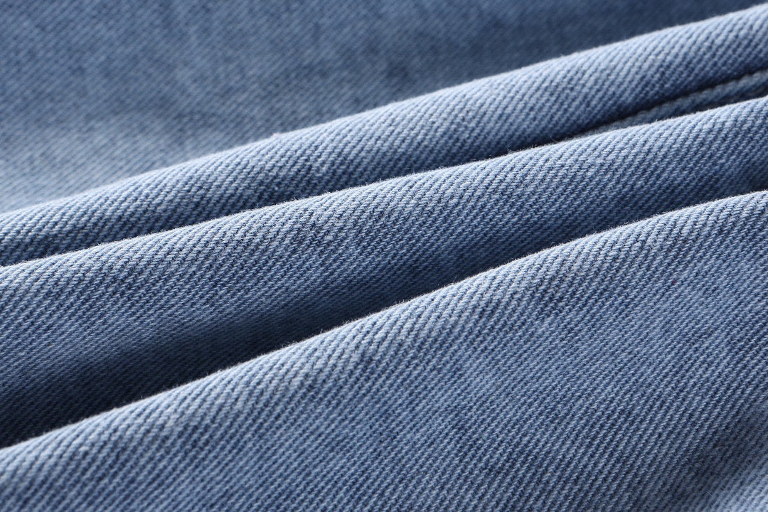0717 Classic patterned denim jacket 0717 Classic patterned denim jacket