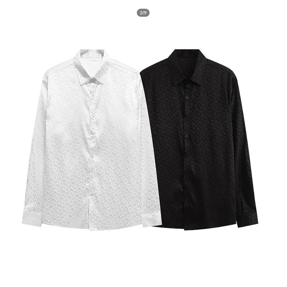 0808 New silk skin-friendly long-sleeved shirt 0808 New silk skin-friendly long-sleeved shirt