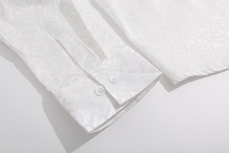 0808 New silk skin-friendly long-sleeved shirt 0808 New silk skin-friendly long-sleeved shirt