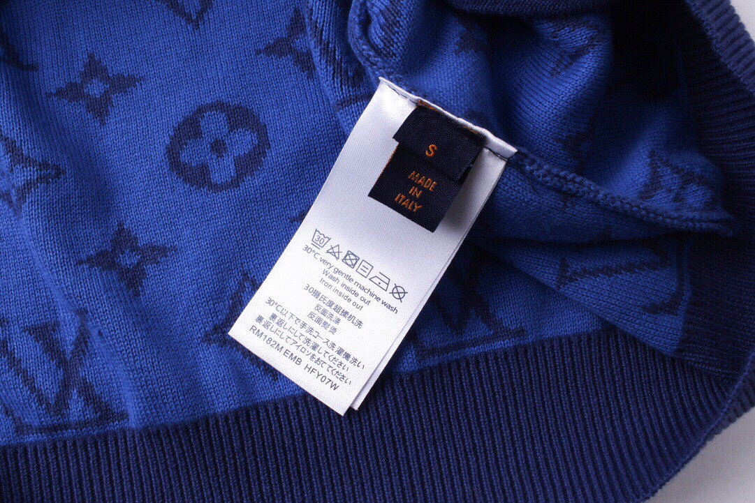 0909 New face pattern knit sweater 0909 New face pattern knit sweater