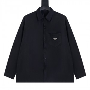0717 A classic must-have minimalist shirt jacket