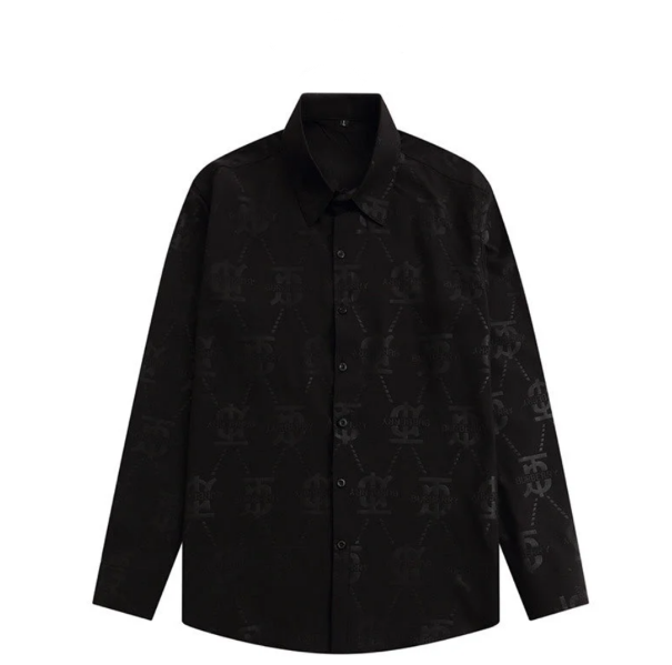 0808 New silk skin-friendly long-sleeved shirt