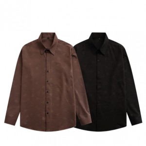 0808 New silk skin-friendly long-sleeved shirt