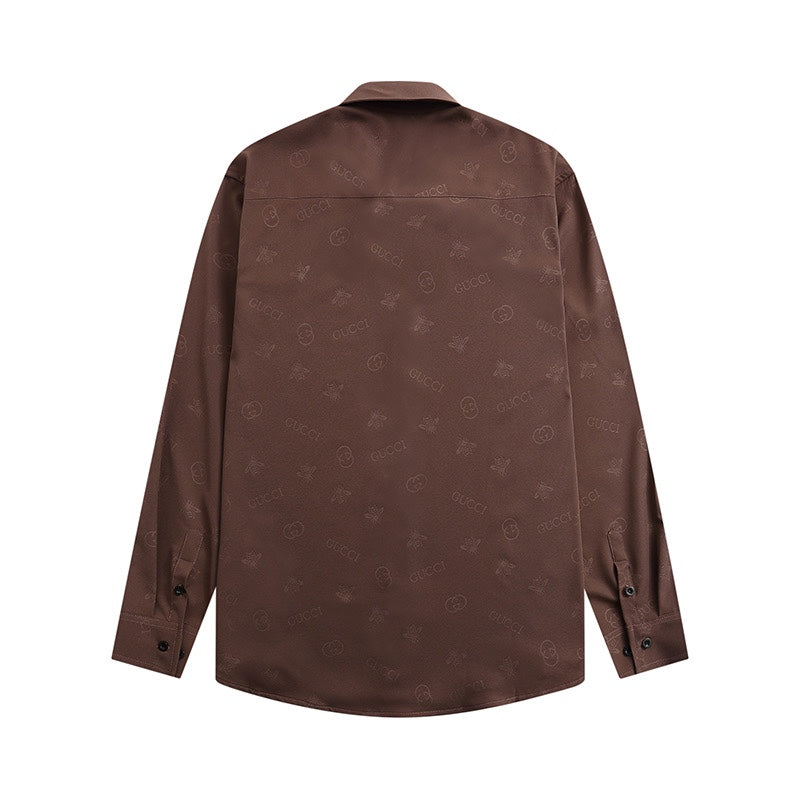 0808 New silk skin-friendly long-sleeved shirt 0808 New silk skin-friendly long-sleeved shirt
