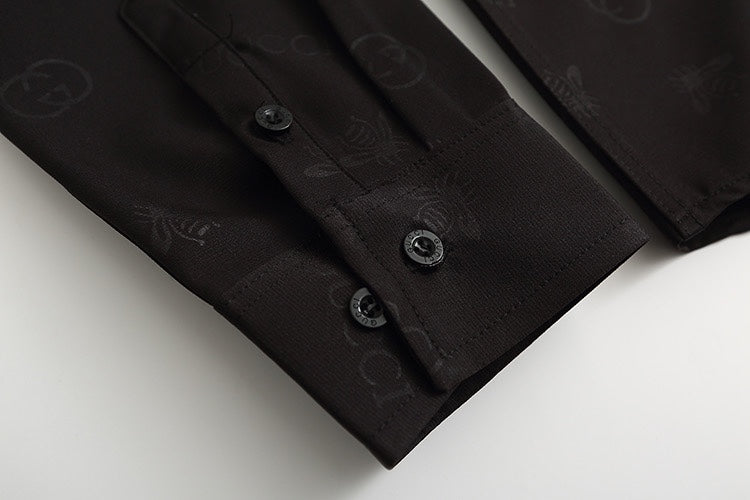0808 New silk skin-friendly long-sleeved shirt 0808 New silk skin-friendly long-sleeved shirt