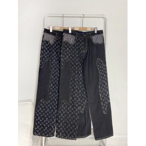 0717 Cargo functional denim pants
