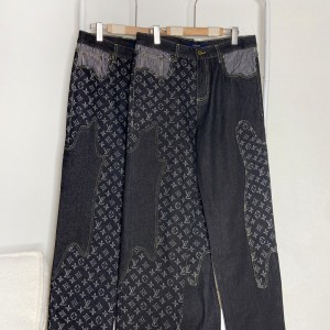 0717 Cargo functional denim pants