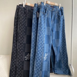 0717 Cargo functional denim pants