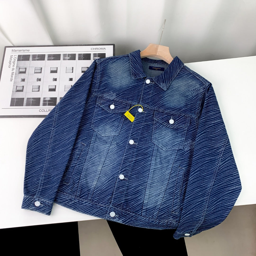 0717 The latest minimalist denim suit 0717 The latest minimalist denim suit