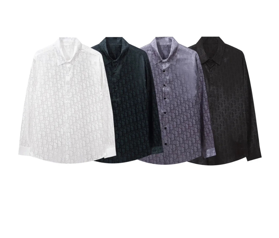 0808 New silk skin-friendly long-sleeved shirt 0808 New silk skin-friendly long-sleeved shirt