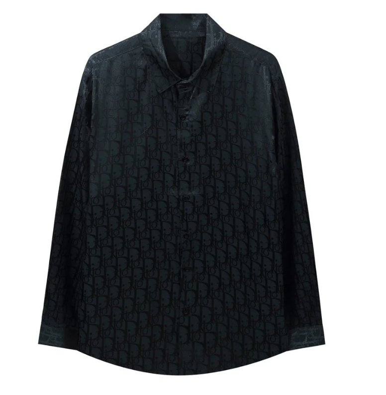 0808 New silk skin-friendly long-sleeved shirt 0808 New silk skin-friendly long-sleeved shirt