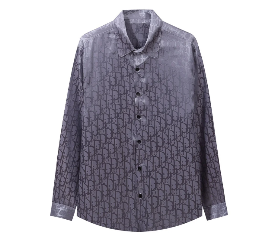 0808 New silk skin-friendly long-sleeved shirt 0808 New silk skin-friendly long-sleeved shirt