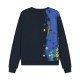 Blue Yellow Print Sweatshirt Blue Yellow Print Sweatshirt