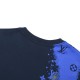 Blue Yellow Print Sweatshirt Blue Yellow Print Sweatshirt