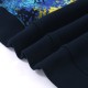 Blue Yellow Print Sweatshirt Blue Yellow Print Sweatshirt