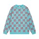 0909 New alphabet jacquard crew-neck sweater 0909 New alphabet jacquard crew-neck sweater