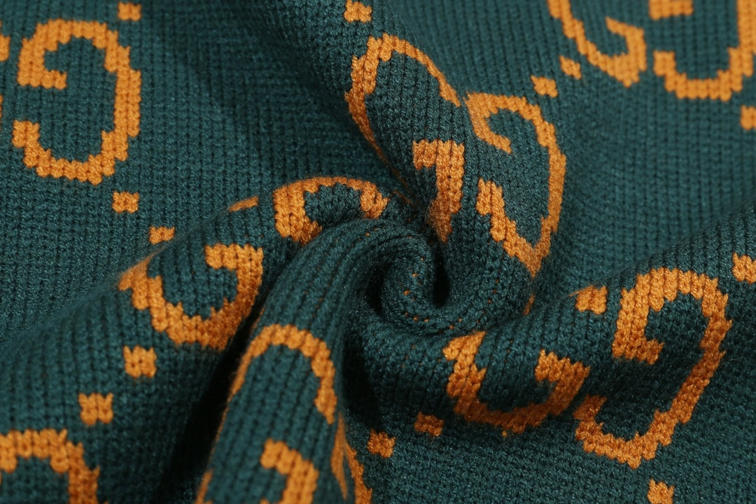 0909 New alphabet jacquard crew-neck sweater 0909 New alphabet jacquard crew-neck sweater