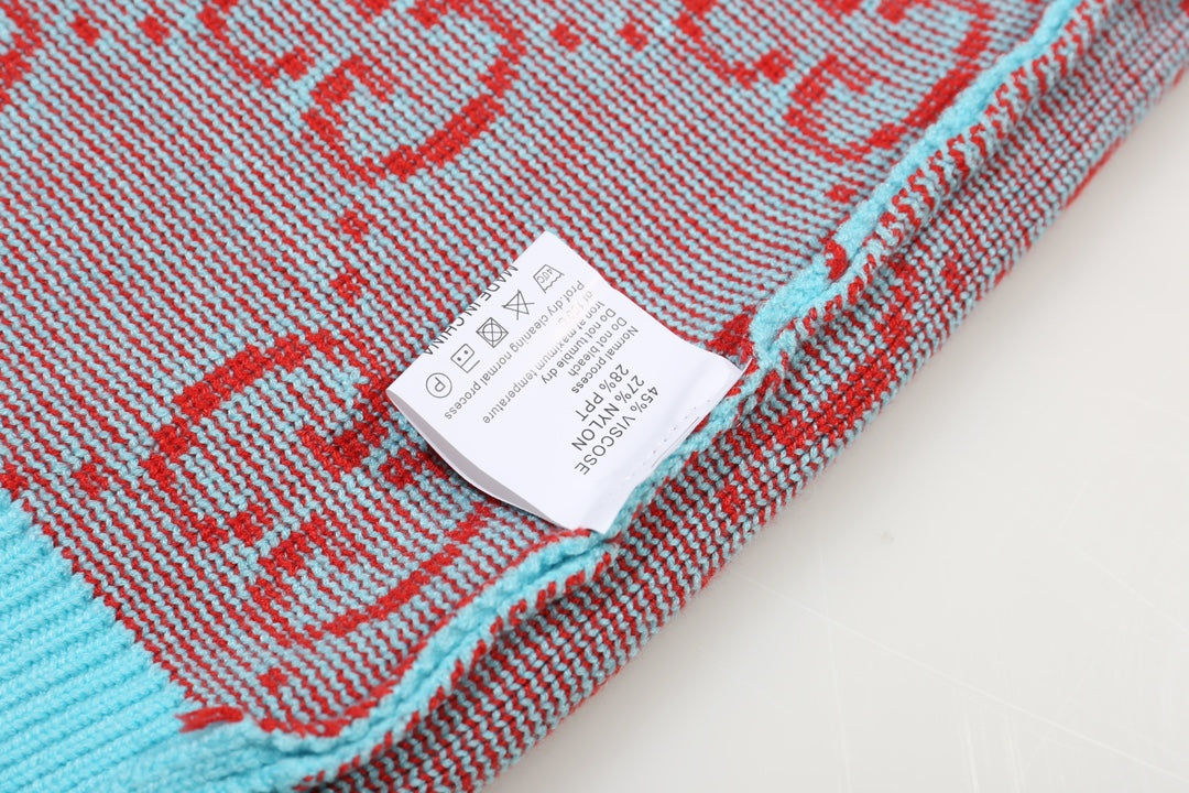 0909 New alphabet jacquard crew-neck sweater 0909 New alphabet jacquard crew-neck sweater
