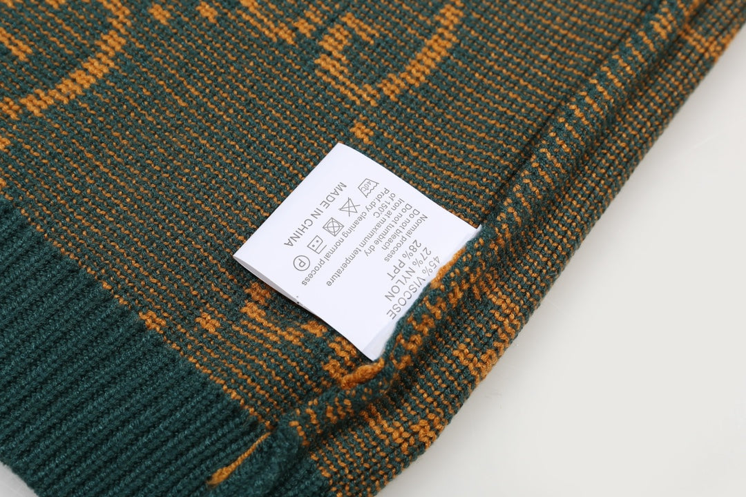 0909 New alphabet jacquard crew-neck sweater 0909 New alphabet jacquard crew-neck sweater