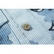 0717 New blue sky striped shirt jacket 0717 New blue sky striped shirt jacket