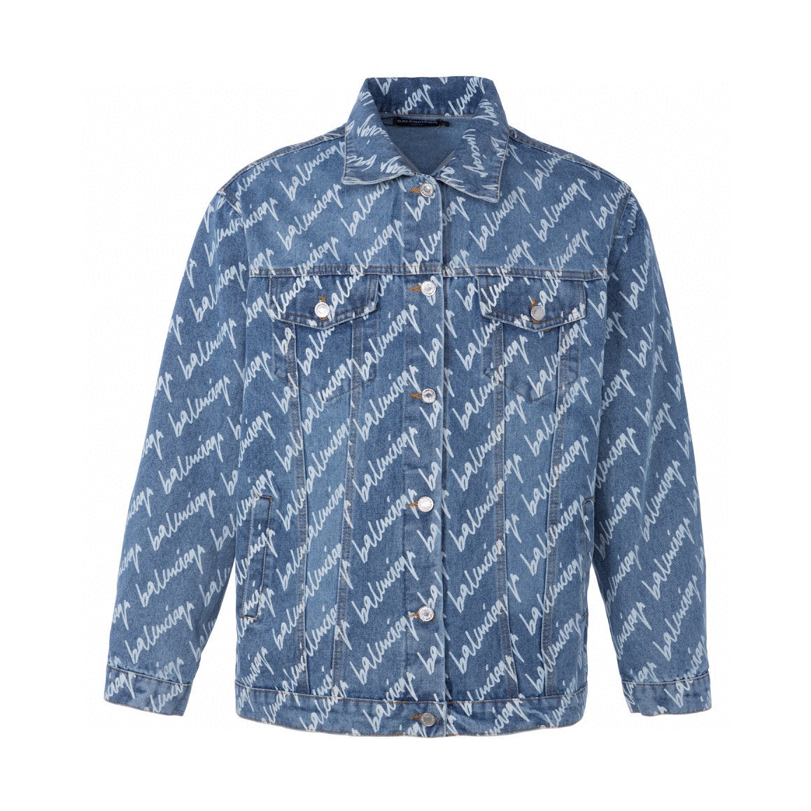 0717 New blue denim print jacket 0717 New blue denim print jacket