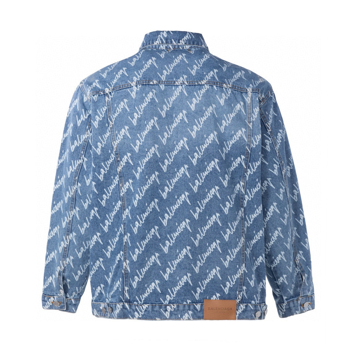 0717 New blue denim print jacket 0717 New blue denim print jacket