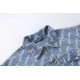 0717 New blue denim print jacket 0717 New blue denim print jacket