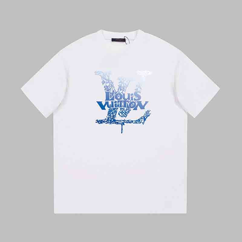 Blue Weird Print T-shirt Blue Weird Print T-shirt