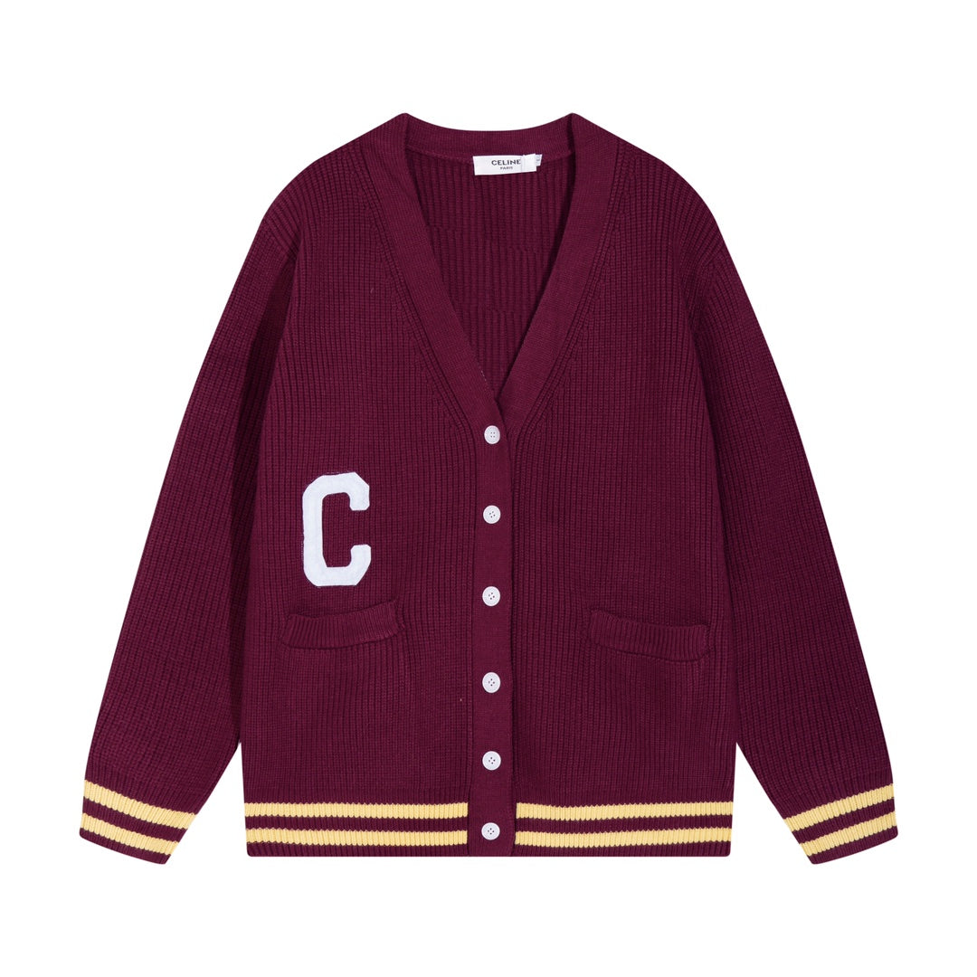 0909 Jacquard wool knit cardigan sweater 0909 Jacquard wool knit cardigan sweater