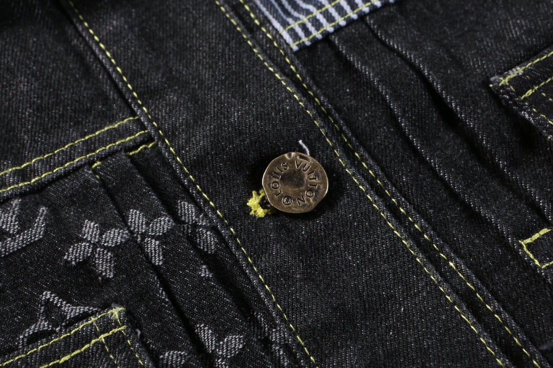 0717 Classic denim patchwork jacket 0717 Classic denim patchwork jacket