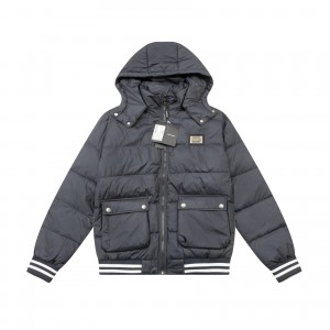 0909 New hat detachable down coat
