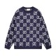 0909 New alphabet jacquard crew-neck sweater 0909 New alphabet jacquard crew-neck sweater