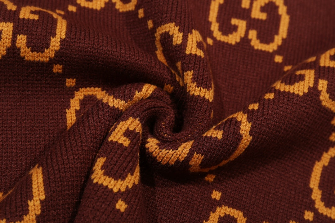 0909 New alphabet jacquard crew-neck sweater 0909 New alphabet jacquard crew-neck sweater