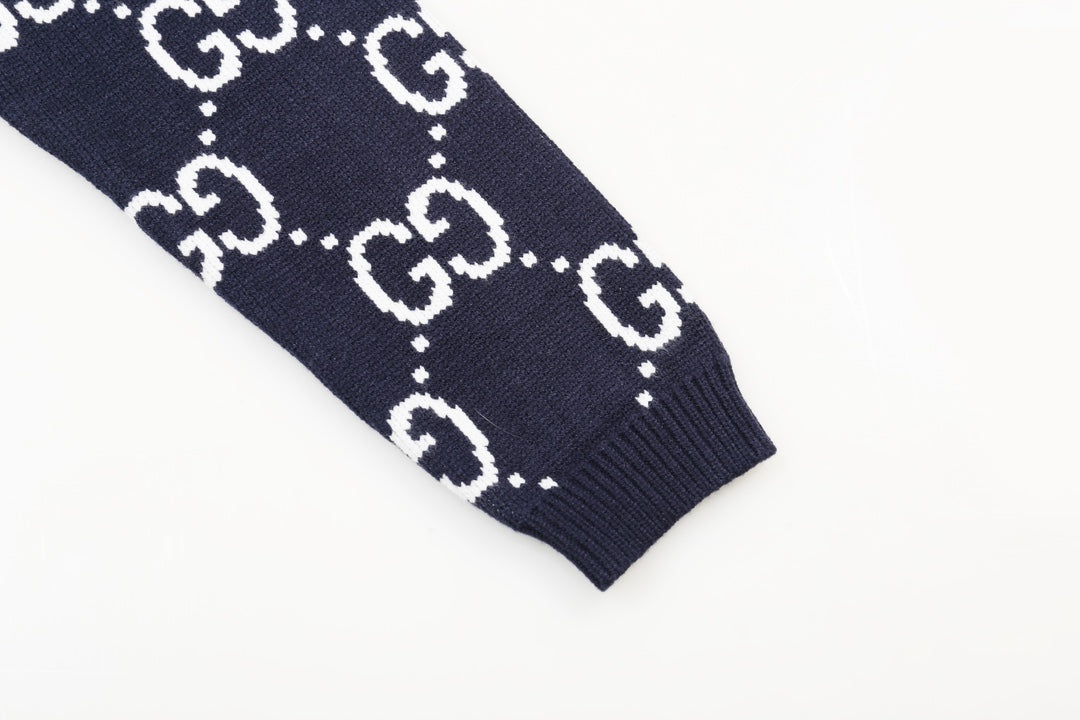 0909 New alphabet jacquard crew-neck sweater 0909 New alphabet jacquard crew-neck sweater