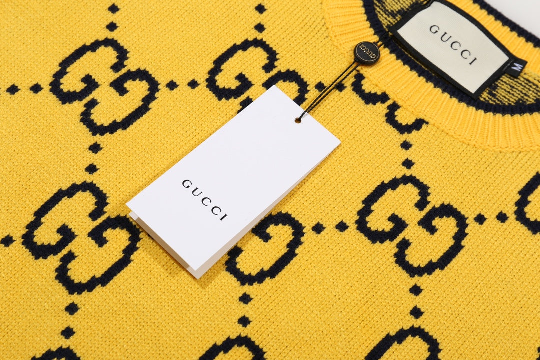 0909 New alphabet jacquard crew-neck sweater 0909 New alphabet jacquard crew-neck sweater