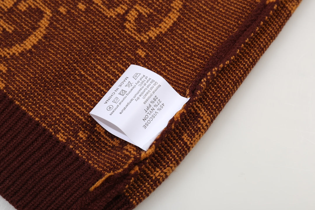 0909 New alphabet jacquard crew-neck sweater 0909 New alphabet jacquard crew-neck sweater